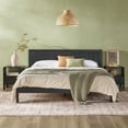thumbnail image 1 of Walker Edison Transitional Solid Wood King Bed, Black, 1 of 18