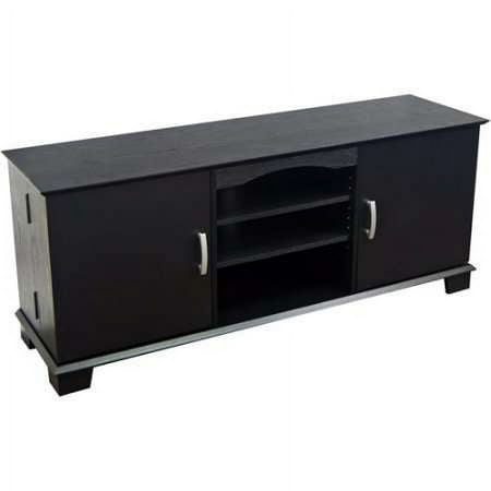 Walker Edison - Transitional TV Console for Most TVs Up to 65" - Black