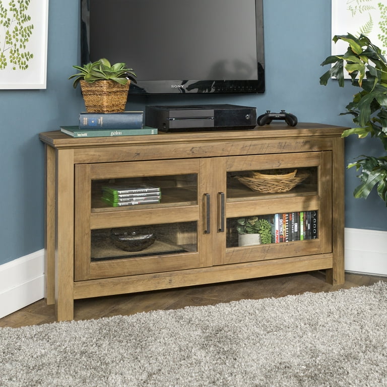 Walker edison corner cheap wood tv console