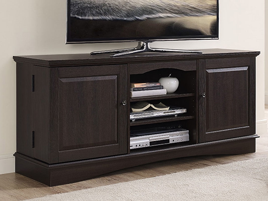 Walker Edison Wood TV Stand for TVs up to 60" Espresso