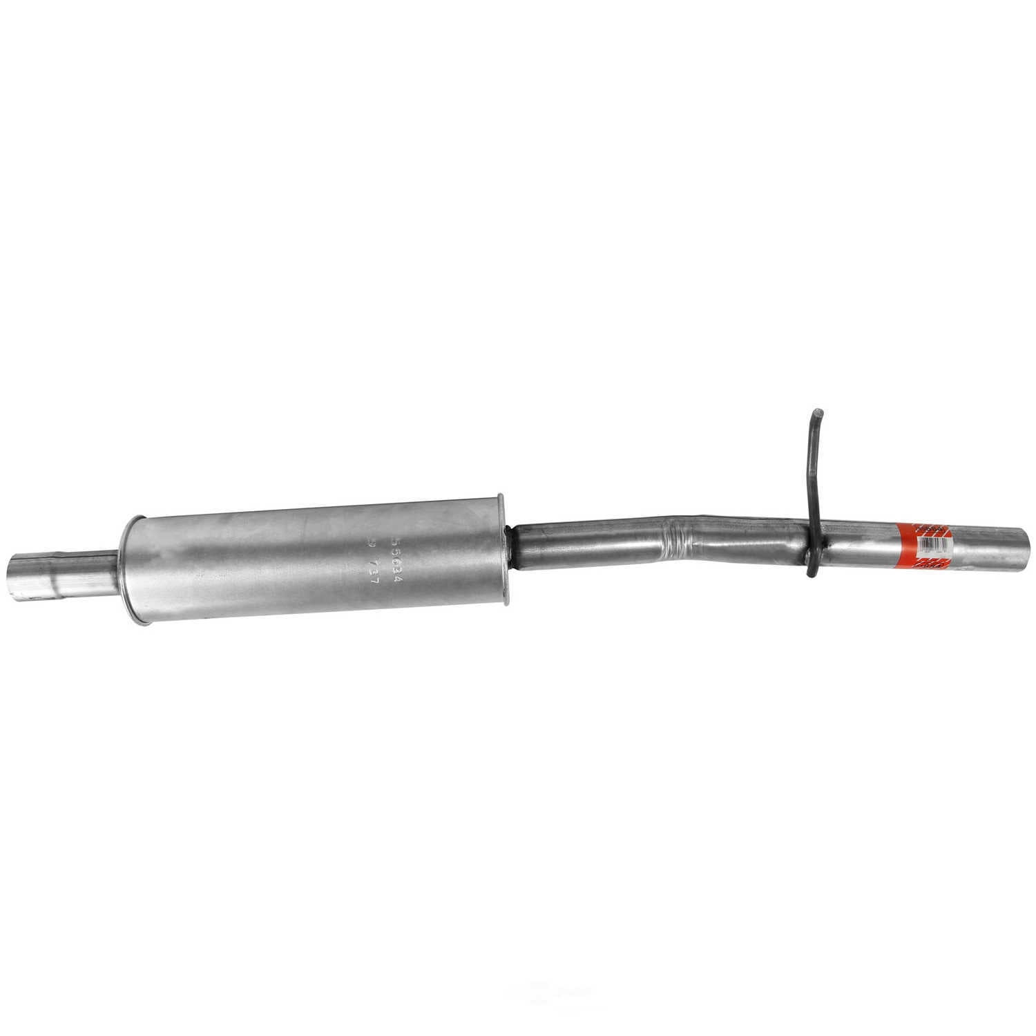 Walker Exhaust 55684 Direct Fit Exhaust Resonator and Pipe Assembly 2.25 Inlet (ID) 2.25 Outlet (OD)