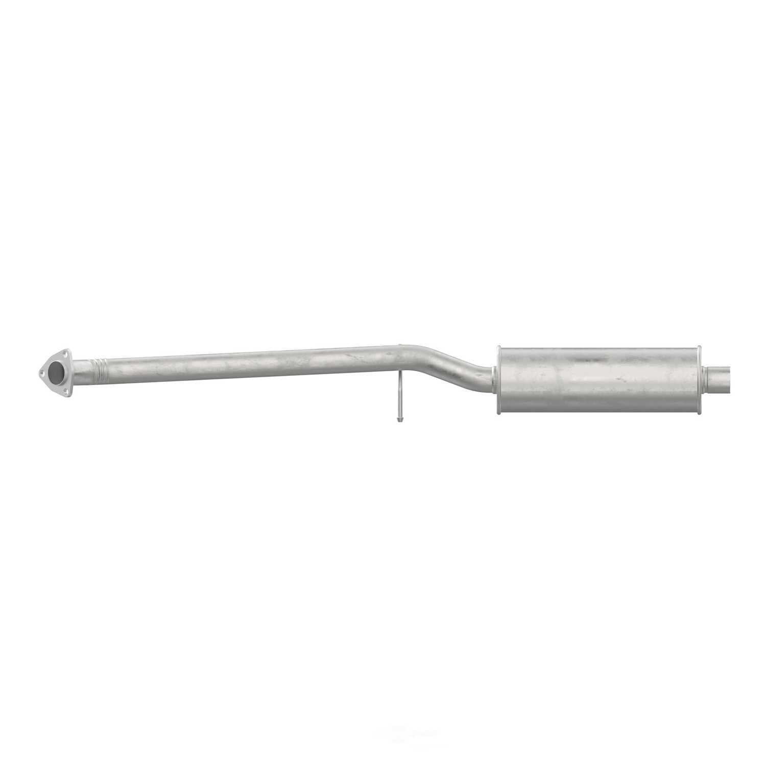 Walker Exhaust 55736 Direct Fit Exhaust Resonator and Pipe Assembly 2 Inlet (ID) 2 Outlet (ID)