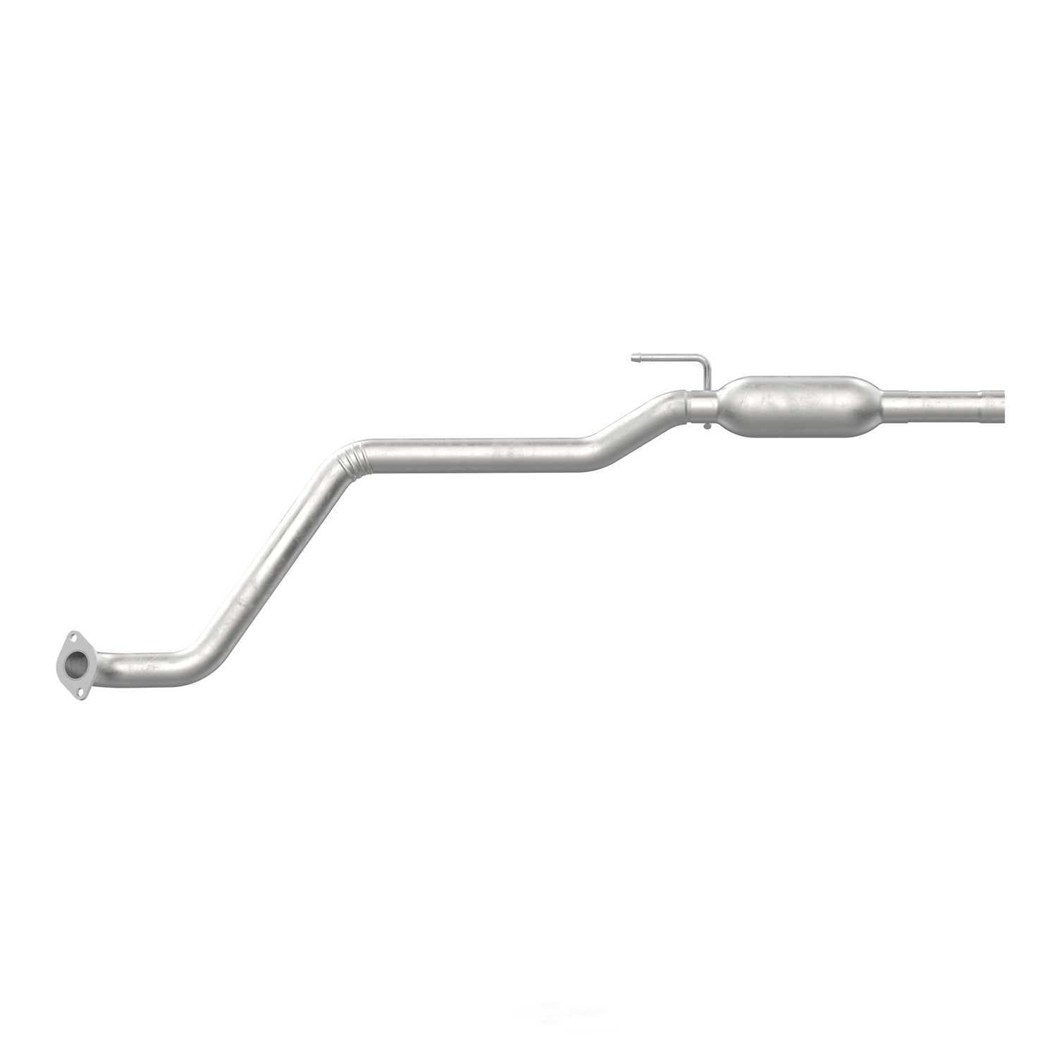 Walker Exhaust 56318 Direct Fit Exhaust Resonator and Pipe Assembly 2 Inlet (ID) 1.975 Outlet (OD)