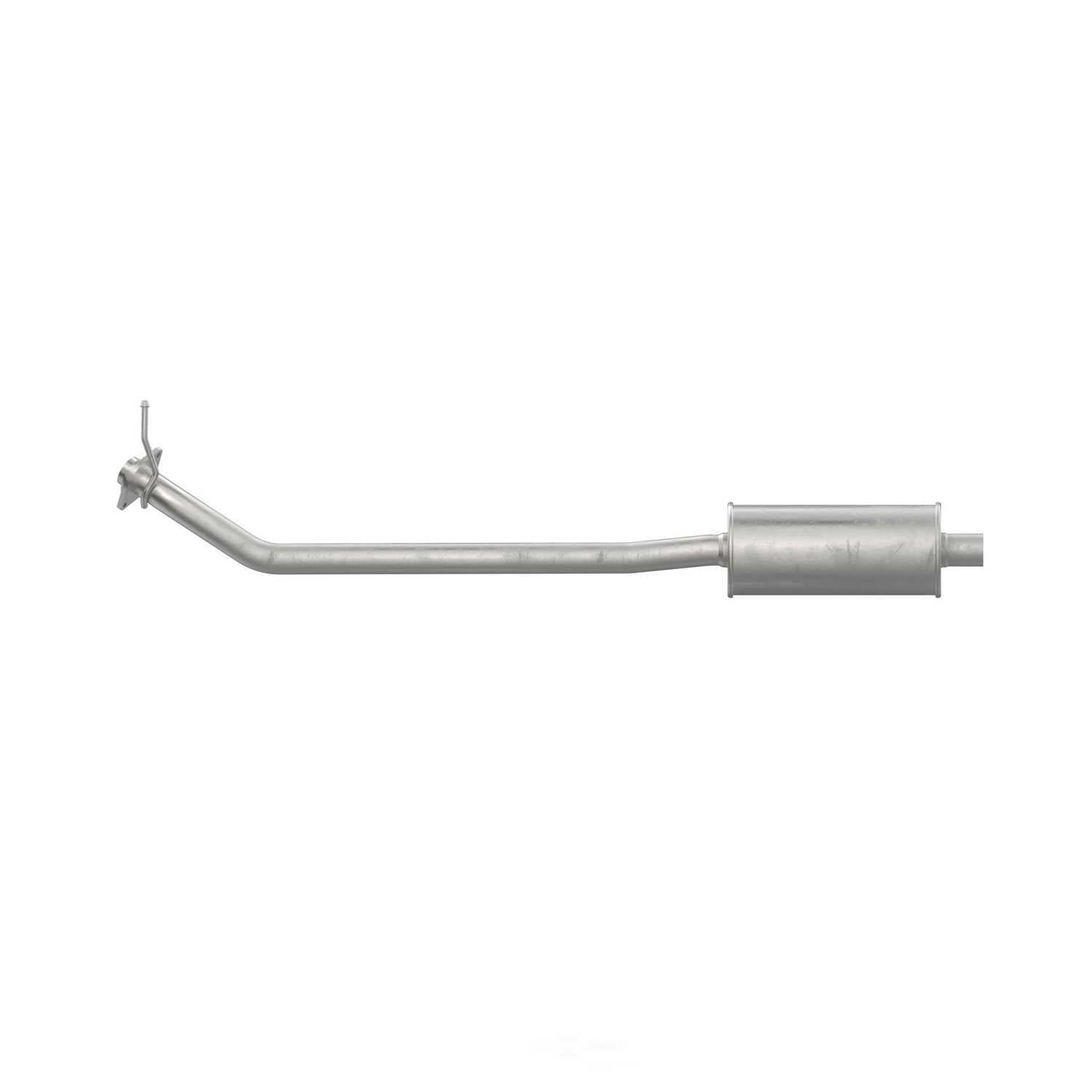 Walker Exhaust 74032 Direct Fit Exhaust Resonator and Pipe Assembly 2 Inlet (ID) 2 Outlet (OD)
