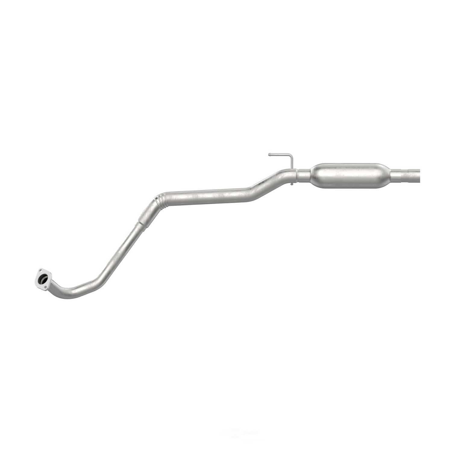Walker Exhaust 56322 Direct Fit Exhaust Resonator and Pipe Assembly 2 Inlet (ID) 1.995 Outlet (OD)
