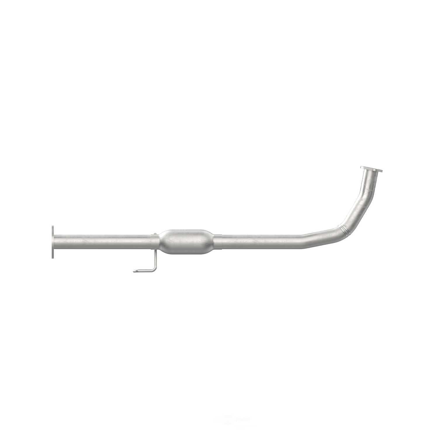 Walker Exhaust 74019 Direct Fit Exhaust Resonator and Pipe Assembly 2 Inlet (ID) 2 Outlet (ID)
