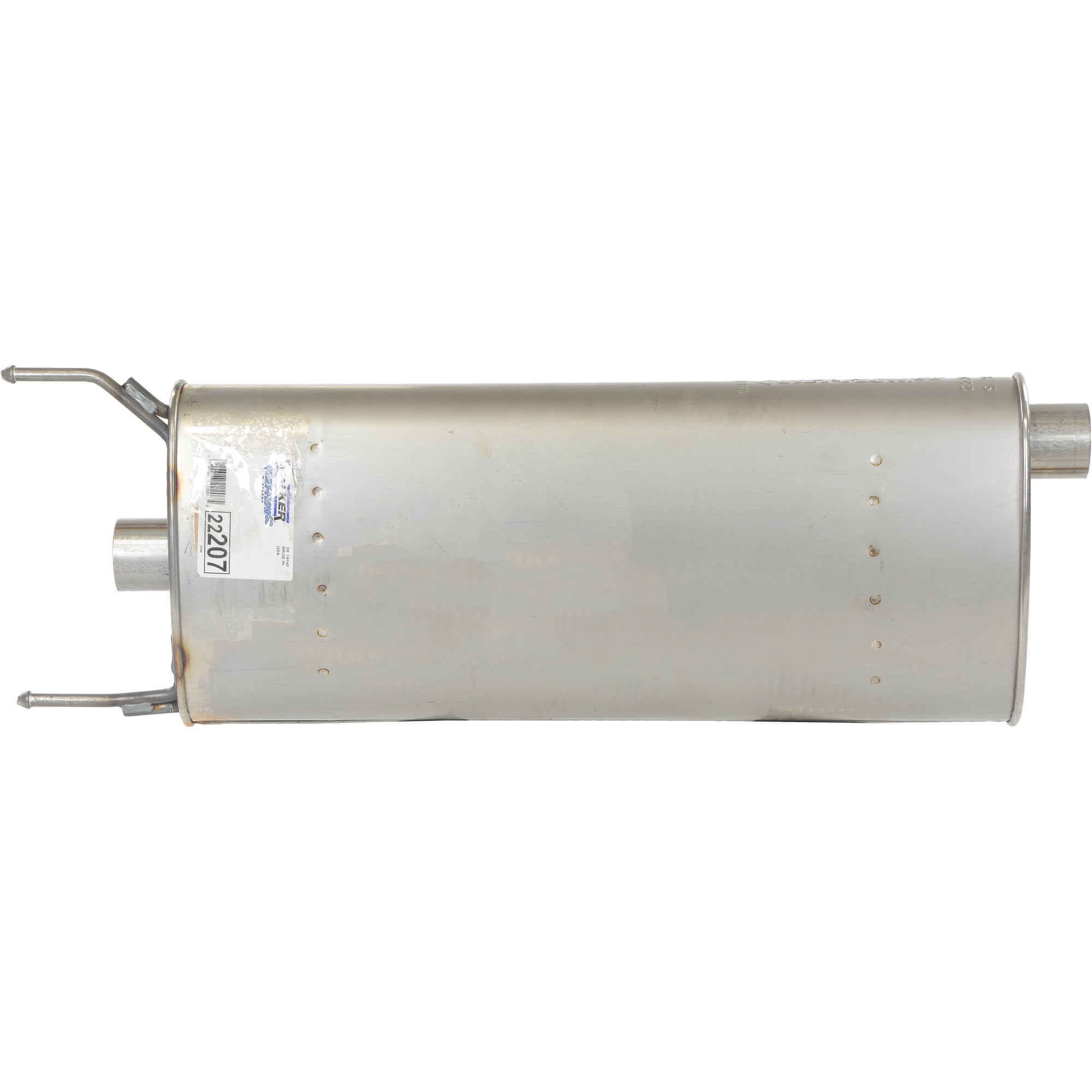 Walker Exhaust Quiet-Flow SS 22207 Exhaust Muffler Fits select: 2014-2015 KIA SORENTO, 2013-2016 HYUNDAI SANTA FE SPORT