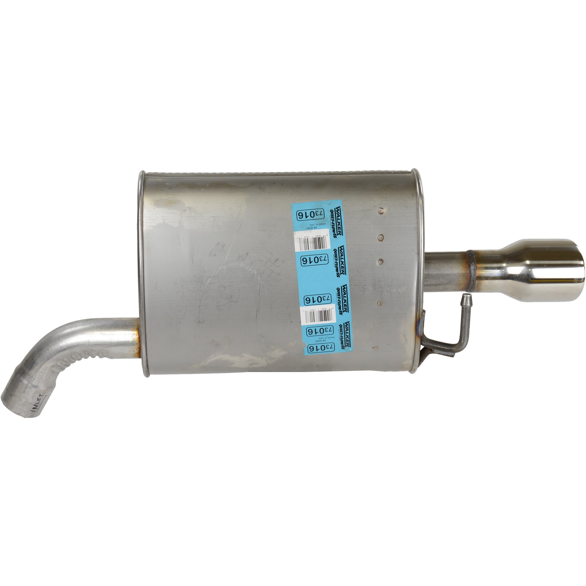 Walker Exhaust Quiet-Flow SS 73016 Exhaust Muffler Assembly Fits select: 2013-2018 FORD TAURUS SEL, 2019 FORD TAURUS LIMITED
