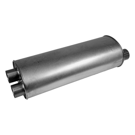 Walker Exhaust Quiet-Flow SS Muffler Fits select: 2003-2005 HUMMER H2, 2002-2006 CADILLAC ESCALADE LUXURY