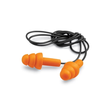 Walkers GWPEPCORD2PK Corded Foam Ear Plugs Earplugs 25 dB Orange