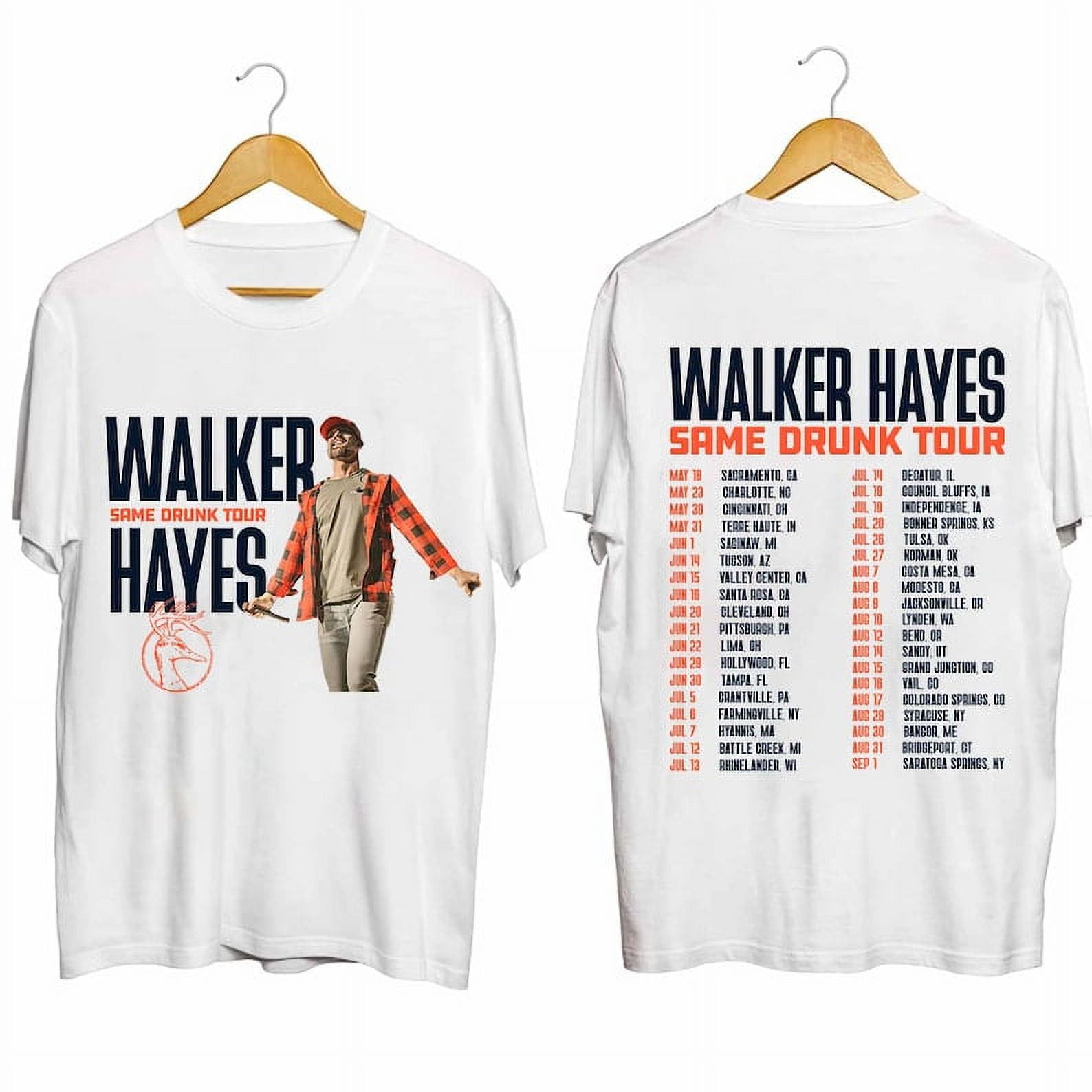 Walker Hayes Same Drunk 2024 Tour Shirt , Walker Hayes Fan Shirt