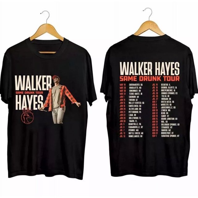 Walker Hayes Same Drunk 2024 Tour Shirt