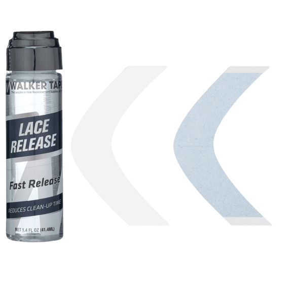 Walker Kit: Lace Front Tape Strips (AA Contour) and Lace Release 1.4 fl oz