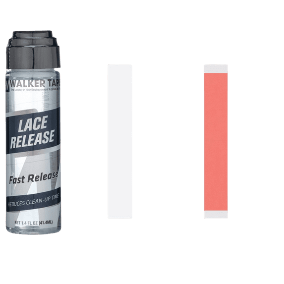 Walker Kit: Sensi-Tak Tape Strips (0.5 in x 3in Contour) and Lace Release 1.4 fl oz