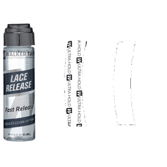 Walker Kit: Ultra Hold Tape Strips (C Contour) and Lace Release 1.4 fl oz