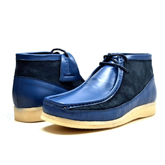 Walker Leather & Suede Combo Mens Casual Shoe - British Collection