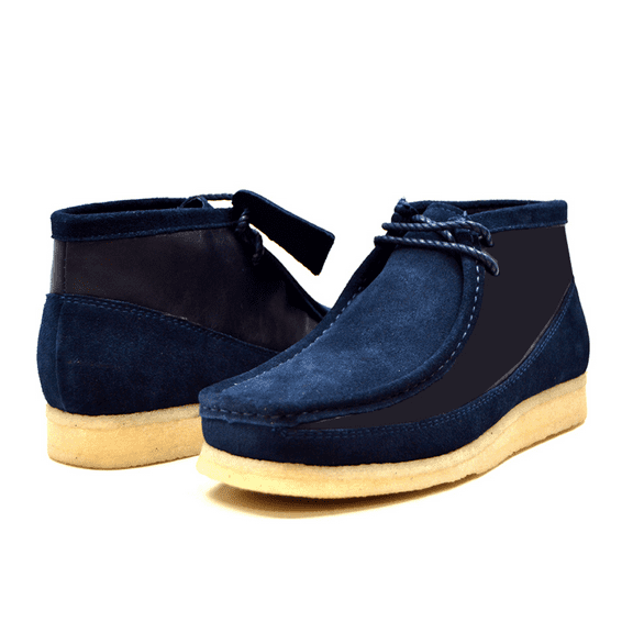 Walker Luxurious Suede & Leather Mens Casual Shoe with Crepe Sole