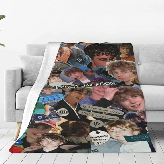 Walker Scobe-ll Fleece Blanket Soft Cozy Throw Blanket 40x50, Lightweight Fuzzy Comfy Flannel Blanket Warm Plush Throw Blankets for Couch, Sofa, Bed