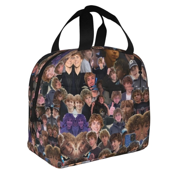 Walker Scobell Lunch Bag Insulated Lunch Box Reusable Cooler Cartoon Lunch Tote Bag Picnic Travel Office