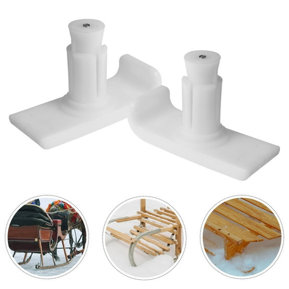 Walker Skis Glides, 4pcs Elderly Walker Ski Glides Walker Skis Practical Walker Feet Cushions Anti-slip Walker Ski Glides Parts