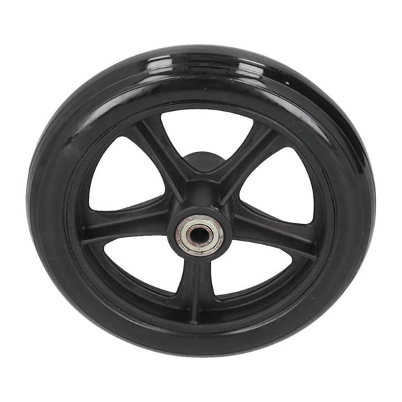 Walker Tire, Black Skidproof Wheelchair Wheel Replacement For Rollator