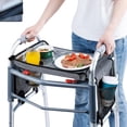 thumbnail image 1 of Walker Tray with Cup Holder & Side Pocket – Hard Top Walker Table for Seniors – Folding Walker Accessory for Meals, Reading, Drinks – Non-Slip Surface, Tool-Free Install, Universal Fit, 1 of 4