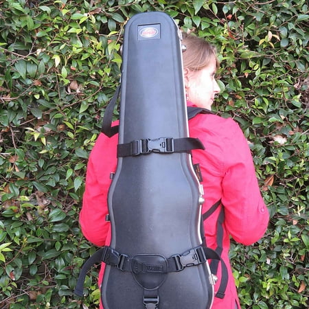 Walker & Williams CS-3 Ukulele Case Saddle Backpack System For Ukes, Violins, Mandolins