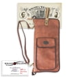 thumbnail image 1 of Walker & Williams DPV-1 Chestnut Drum Stick Bag with Detachable Straps Holds 10-12 Pairs, 1 of 8