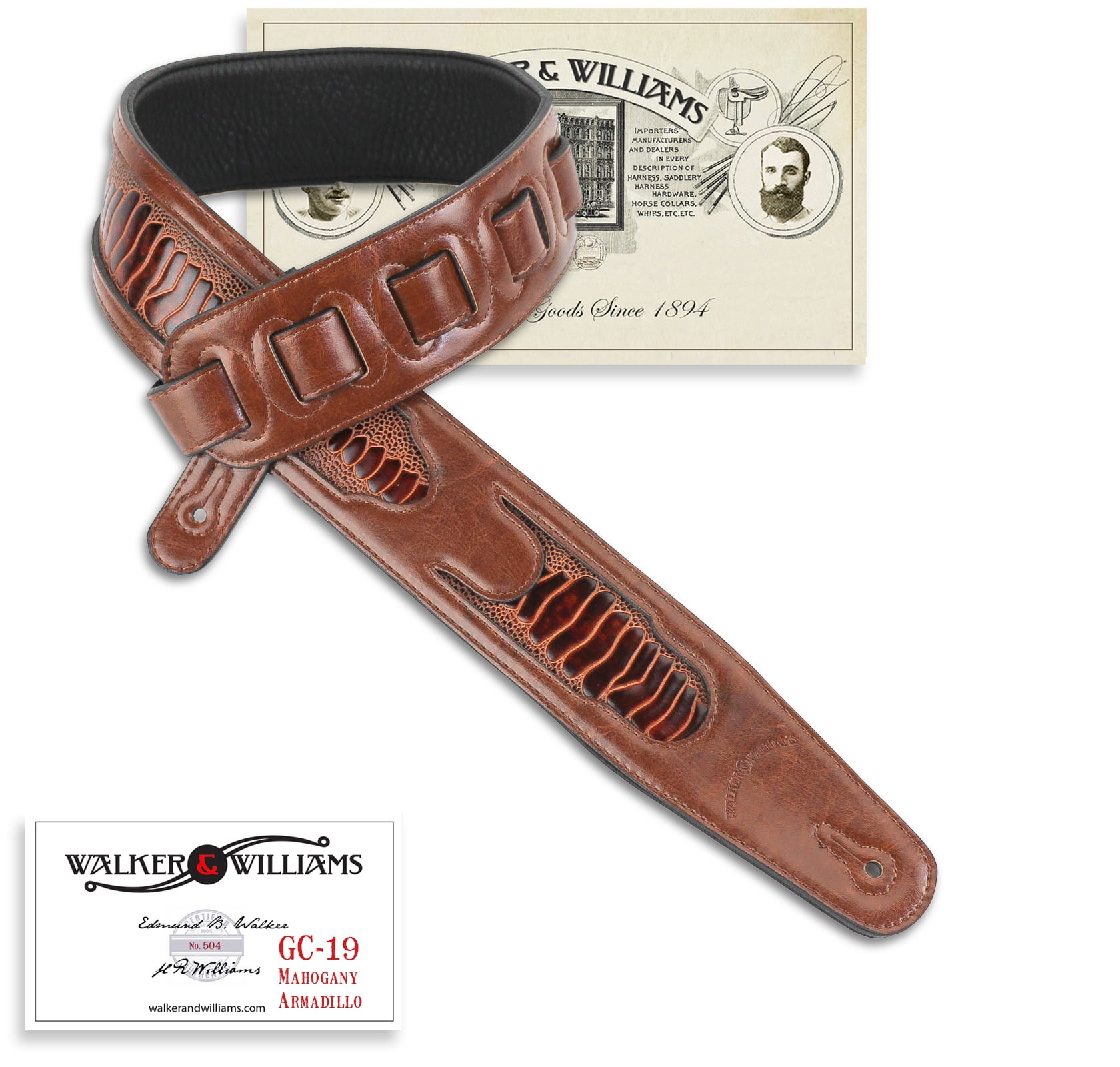 Walker and 2024 williams guitar straps