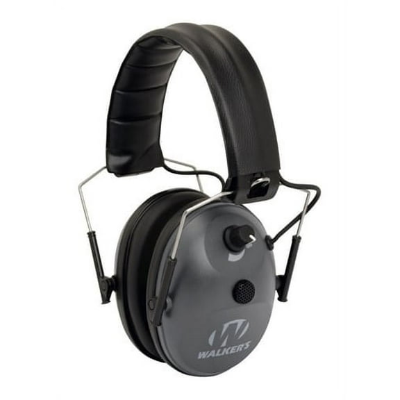 Walker's Electronic Ear Protection Muff, 24 Noise Reduction Rating, Black