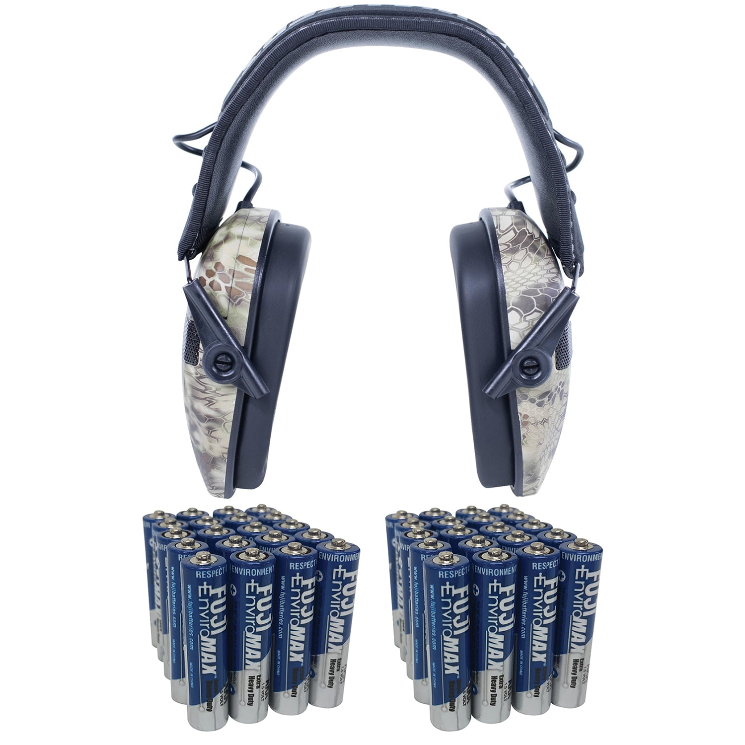 Walker's Game Ear GWPRSEMKPT Razor Series Slim Shooter Electronic Folding Muff Sport Starters