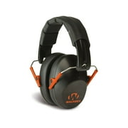 Walker's Game Ear GWPFPM1BKO Pro Low Profile Folding Muff Earmuff 22 dB Black/Orange