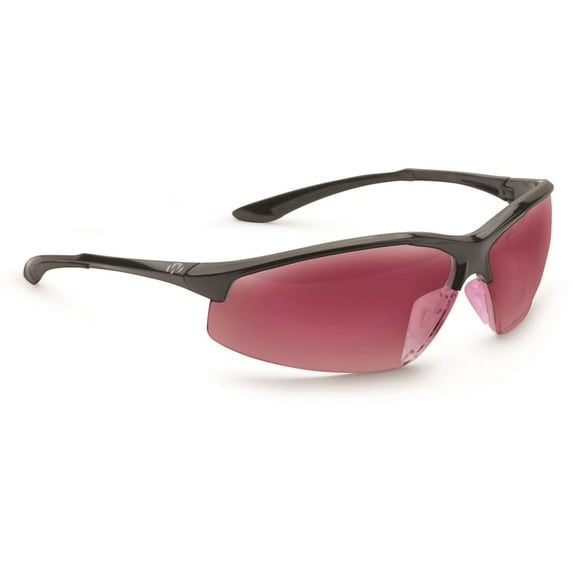 Walker's Tanker Open Full Frame Shooting Glasses w/Case - Rose