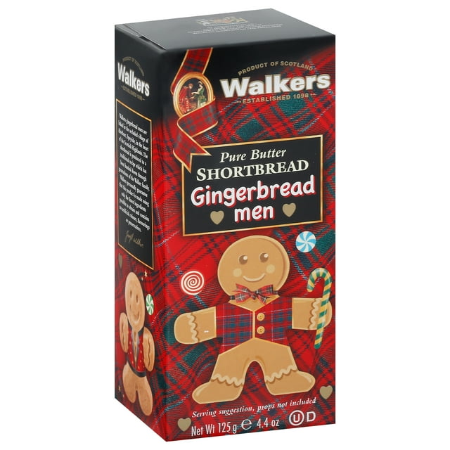 Walker's Limited Edition Gingerbread Holiday Cookies, 4.4 ounces