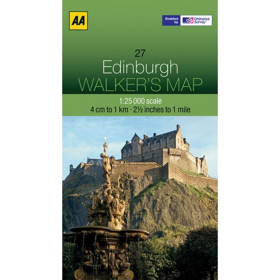Walker's Map Edinburgh - Folded Map