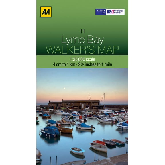 Walker's Map Lyme Bay - Folded Map