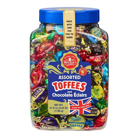 Walkers Assorted Toffees and Chocolate Eclairs, 41.9 Ounce