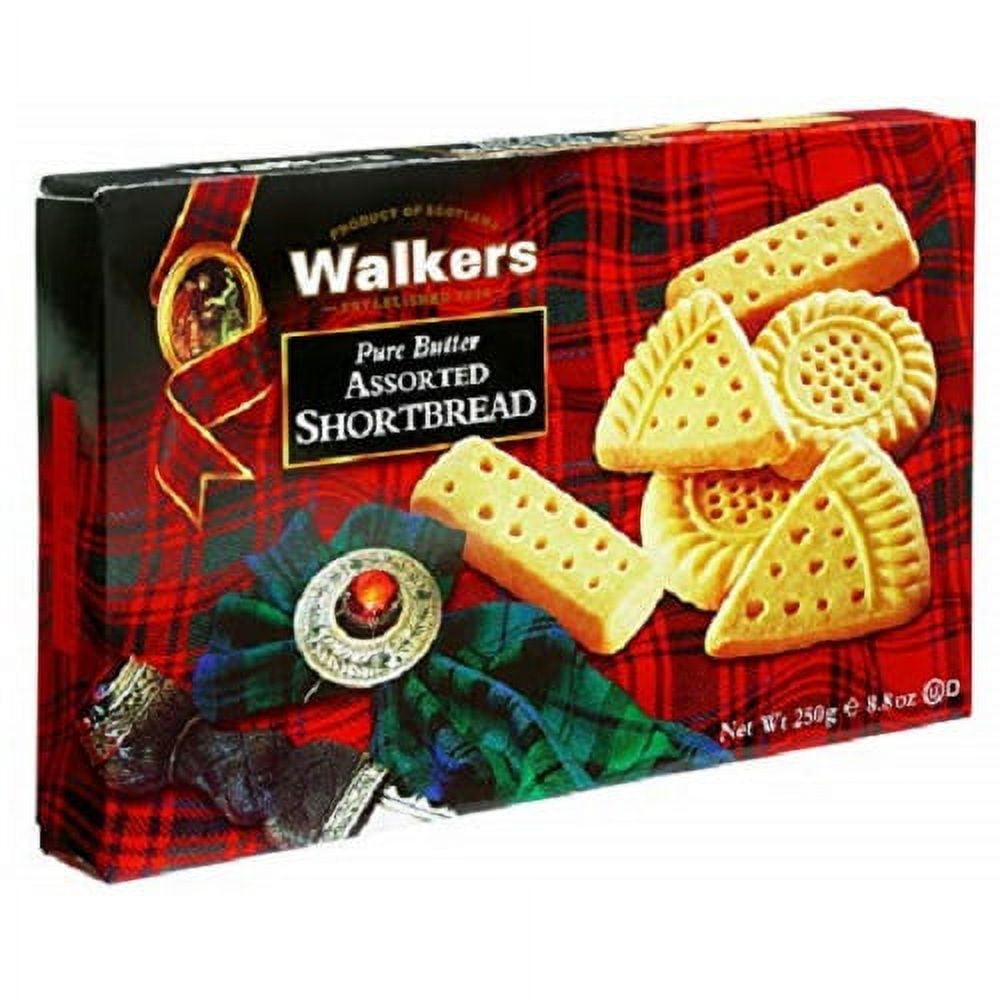 Walker's Pure Butter Assorted Shortbread Cookies, Authentic Shortbread