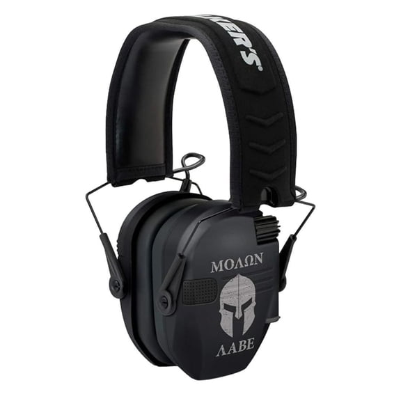 Walker's Razor Ear Muffs with Omnidirectional Microphones, Foldable Design, and Comfortable Headband (Molon)