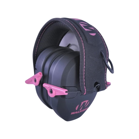 Walker's Razor Compact Youth & Women's Electronic Ear Muffs Pink