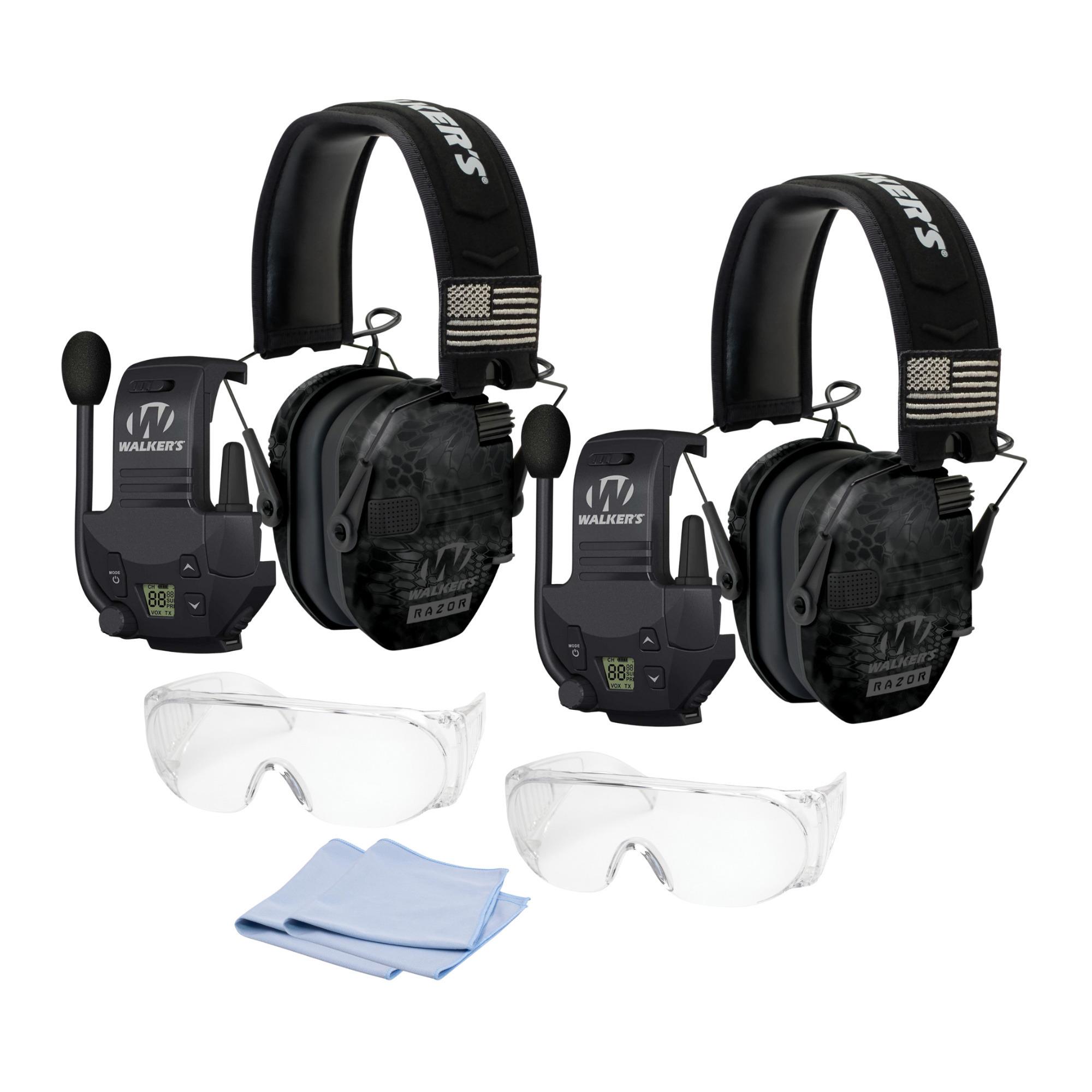 HQ ISSUE Walker's Razor Slim Low Profile Electronic Ear Muffs with