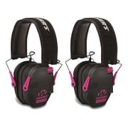 Walkers Razor Slim Electronic Shooting Muffs 2-Pack, Pink
