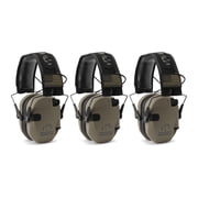 Walkers Razor Slim Electronic Shooting Muffs 3-Pack, FDE American Flag