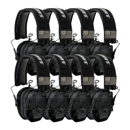 Walker's Razor Slim Electronic Shooting Muffs Patriot Series (Camo) (8-Pack)