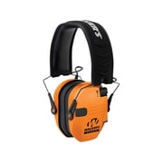 Walkers Razor Digital Slim Electronic Low-Profile Headband Ear Muff w/2 Microphones, 23 dB, Blaze Orange