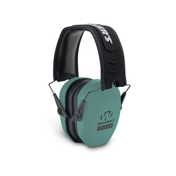 Walkers Razor Slim Passive 27dB Muff, Teal