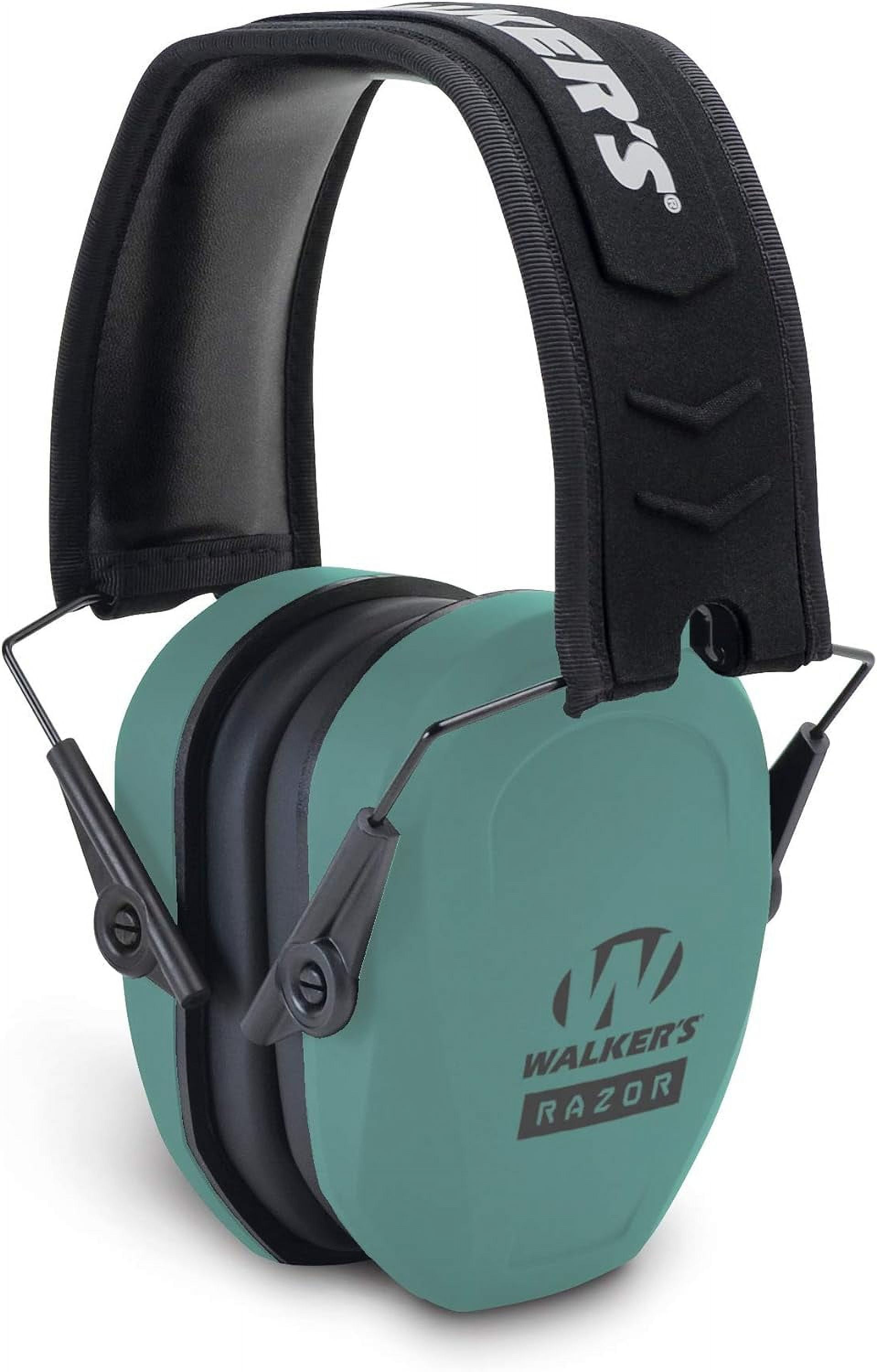 Walker's Razor Slim Passive Muffs Ultra Low Profile Rubberized Coating