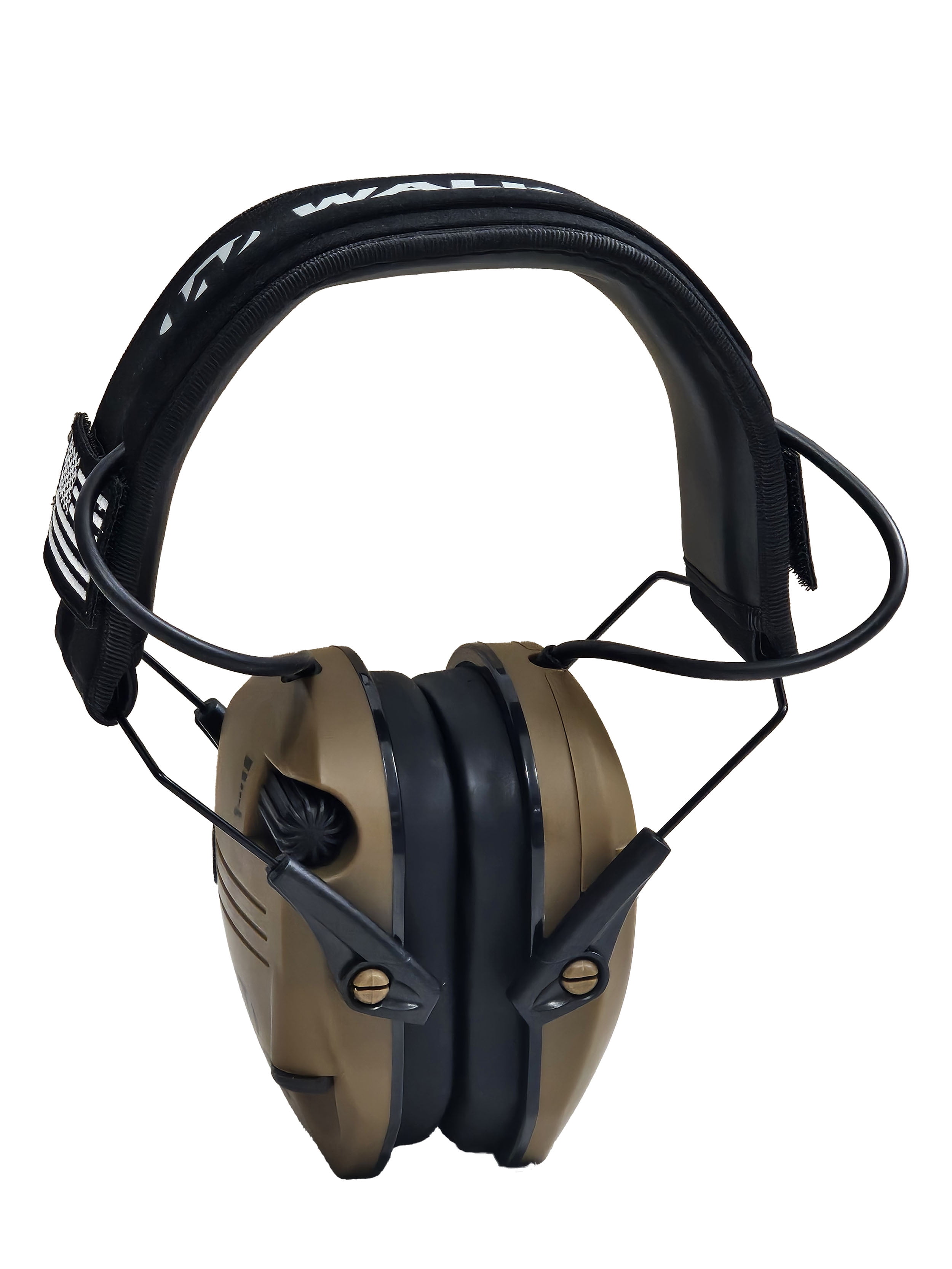 Walker's Razor Slim Patriot Series Earmuff w/ Low Frequency Tuned Dynamic HD Speakers & Omni-Directional Microphones=Sounds You Can to Feel