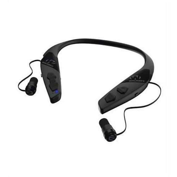 Walker's Razor X 3.0 Behind the Neck Hearing Protecter and Enhancer in Black