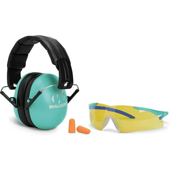 Walker's Razor Youth and Women's Passive Ear Muffs Teal